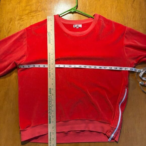 Sunday by Evereve Womens Valor Crewneck Size 3 Red - Picture 5 of 6